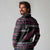 New Zealand Christmas Long Sleeve Polo Shirt Meri Kirihimete Silver Fern Knit Style Pink Color - Polynesian Pride
