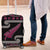 New Zealand Christmas Luggage Cover Meri Kirihimete Silver Fern Knit Style Pink Color - Polynesian Pride