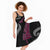 New Zealand Christmas Midi Dress Meri Kirihimete Silver Fern Knit Style Pink Color - Polynesian Pride