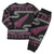 New Zealand Christmas Pajama Set Meri Kirihimete Silver Fern Knit Style Pink Color - Polynesian Pride
