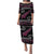 New Zealand Christmas Puletasi Meri Kirihimete Silver Fern Knit Style Pink Color - Polynesian Pride