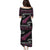 New Zealand Christmas Puletasi Meri Kirihimete Silver Fern Knit Style Pink Color - Polynesian Pride