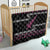 New Zealand Christmas Quilt Meri Kirihimete Silver Fern Knit Style Pink Color - Polynesian Pride