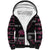 New Zealand Christmas Sherpa Hoodie Meri Kirihimete Silver Fern Knit Style Pink Color - Polynesian Pride