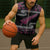 New Zealand Christmas Sleeveless Zip Hoodie Meri Kirihimete Silver Fern Knit Style Pink Color - Polynesian Pride