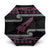New Zealand Christmas Umbrella Meri Kirihimete Silver Fern Knit Style Pink Color - Polynesian Pride