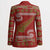 New Zealand Christmas Blazer Meri Kirihimete Silver Fern Knit Style Green Color - Polynesian Pride