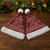 New Zealand Christmas Santa Hat Meri Kirihimete Silver Fern Knit Style Green Color - Polynesian Pride