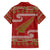 New Zealand Christmas Family Matching Off Shoulder Maxi Dress and Hawaiian Shirt Meri Kirihimete Silver Fern Knit Style Green Color - Polynesian Pride