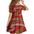 New Zealand Christmas Family Matching Short Sleeve Bodycon Dress and Hawaiian Shirt Meri Kirihimete Silver Fern Knit Style Green Color - Polynesian Pride