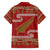 New Zealand Christmas Family Matching Short Sleeve Bodycon Dress and Hawaiian Shirt Meri Kirihimete Silver Fern Knit Style Green Color - Polynesian Pride