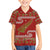 New Zealand Christmas Family Matching Short Sleeve Bodycon Dress and Hawaiian Shirt Meri Kirihimete Silver Fern Knit Style Green Color - Polynesian Pride