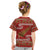 New Zealand Christmas Kid T Shirt Meri Kirihimete Silver Fern Knit Style Green Color - Polynesian Pride