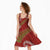 New Zealand Christmas Midi Dress Meri Kirihimete Silver Fern Knit Style Green Color - Polynesian Pride