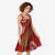 New Zealand Christmas Midi Dress Meri Kirihimete Silver Fern Knit Style Green Color - Polynesian Pride