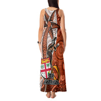 fiji-australia-rugby-tank-maxi-dress-kangaroo-and-palm-tree-orange-tapa-pattern-mix-aboriginal
