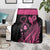 Breast Cancer Awareness Blanket Think Pink Polynesian Ribbon and Butterfly