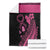 Breast Cancer Awareness Blanket Think Pink Polynesian Ribbon and Butterfly