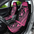 Breast Cancer Awareness Car Seat Cover Think Pink Polynesian Ribbon and Butterfly