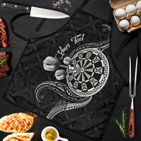 Personalised Niue Darts Masters Apron Tribal Hiapo Dartboard - Polynesian Pride