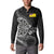 Personalised Niue Darts Masters Button Sweatshirt Tribal Hiapo Dartboard - Polynesian Pride