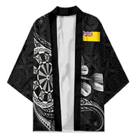 Personalised Niue Darts Masters Kimono Tribal Hiapo Dartboard - Polynesian Pride