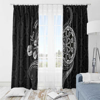 Personalised Niue Darts Masters Window Curtain Tribal Hiapo Dartboard - Polynesian Pride