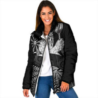 Personalised New Zealand Aotearoa Darts Masters Padded Jacket Silver Fern and Maori Spirit - Polynesian Pride