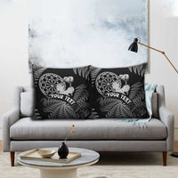 Personalised New Zealand Aotearoa Darts Masters Pillow Cover Silver Fern and Maori Spirit - Polynesian Pride