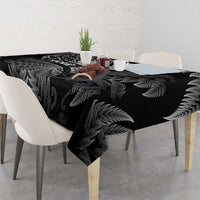 Personalised New Zealand Aotearoa Darts Masters Tablecloth Silver Fern and Maori Spirit - Polynesian Pride