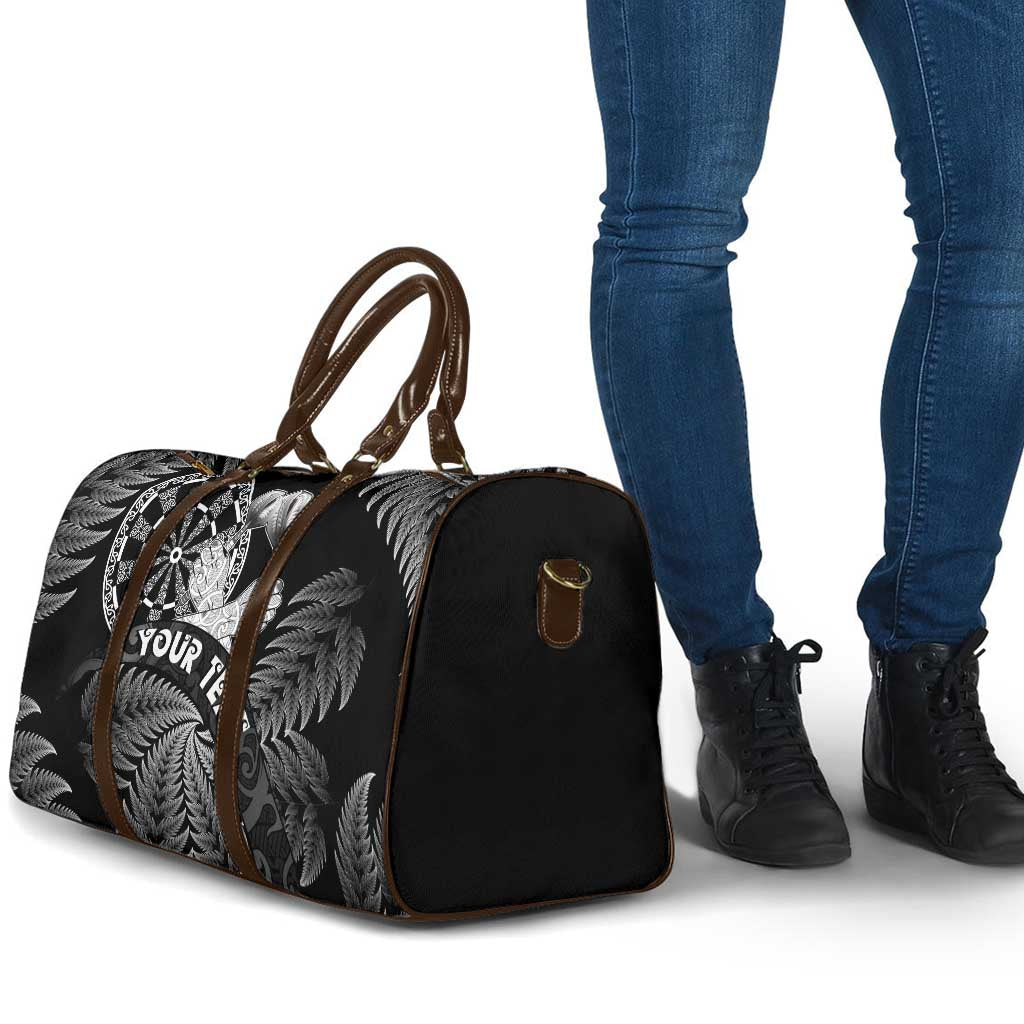 Personalised New Zealand Aotearoa Darts Masters Travel Bag Silver Fern and Maori Spirit - Polynesian Pride