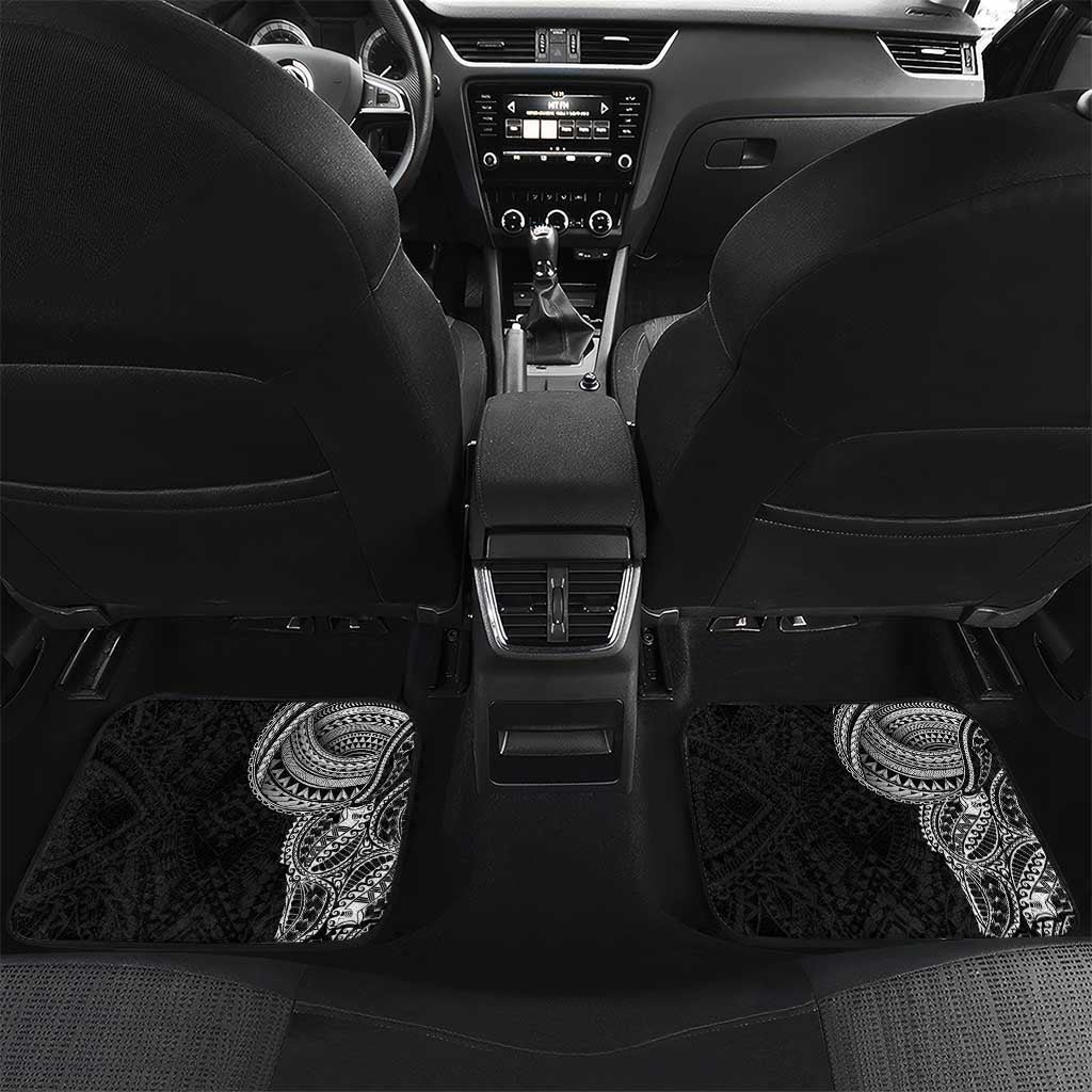Traditional Polynesian Art Tattoos Car Mats Black Color - Polynesian Pride