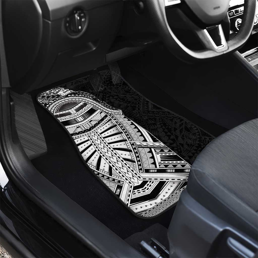 Traditional Polynesian Art Tattoos Car Mats Black Color - Polynesian Pride