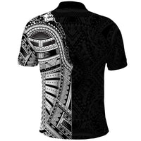 Traditional Polynesian Art Tattoos Polo Shirt Black Color - Polynesian Pride