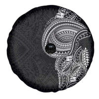 Traditional Polynesian Art Tattoos Spare Tire Cover Black Color - Polynesian Pride