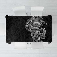 Traditional Polynesian Art Tattoos Tablecloth Black Color - Polynesian Pride