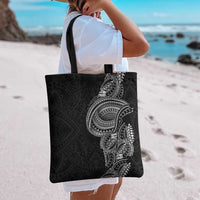 Traditional Polynesian Art Tattoos Tote Bag Black Color - Polynesian Pride