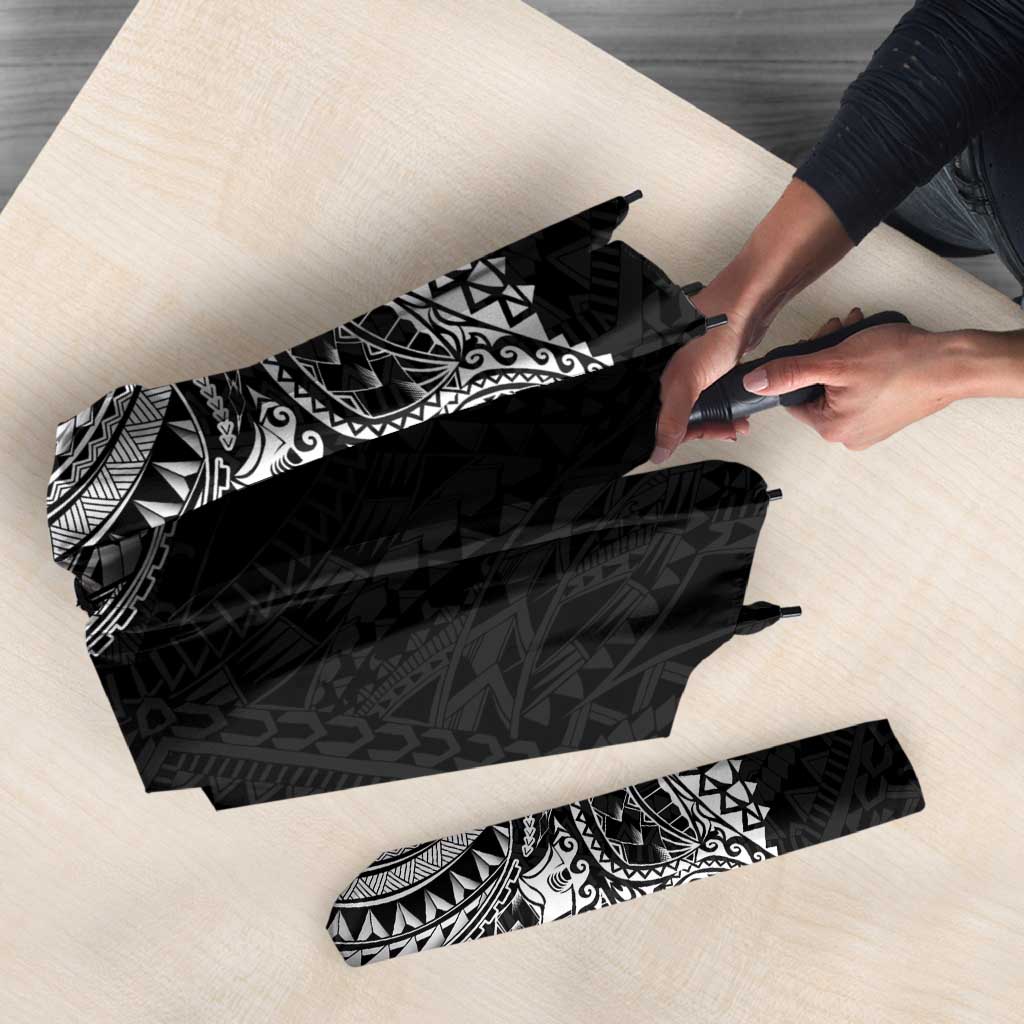 Traditional Polynesian Art Tattoos Umbrella Black Color - Polynesian Pride