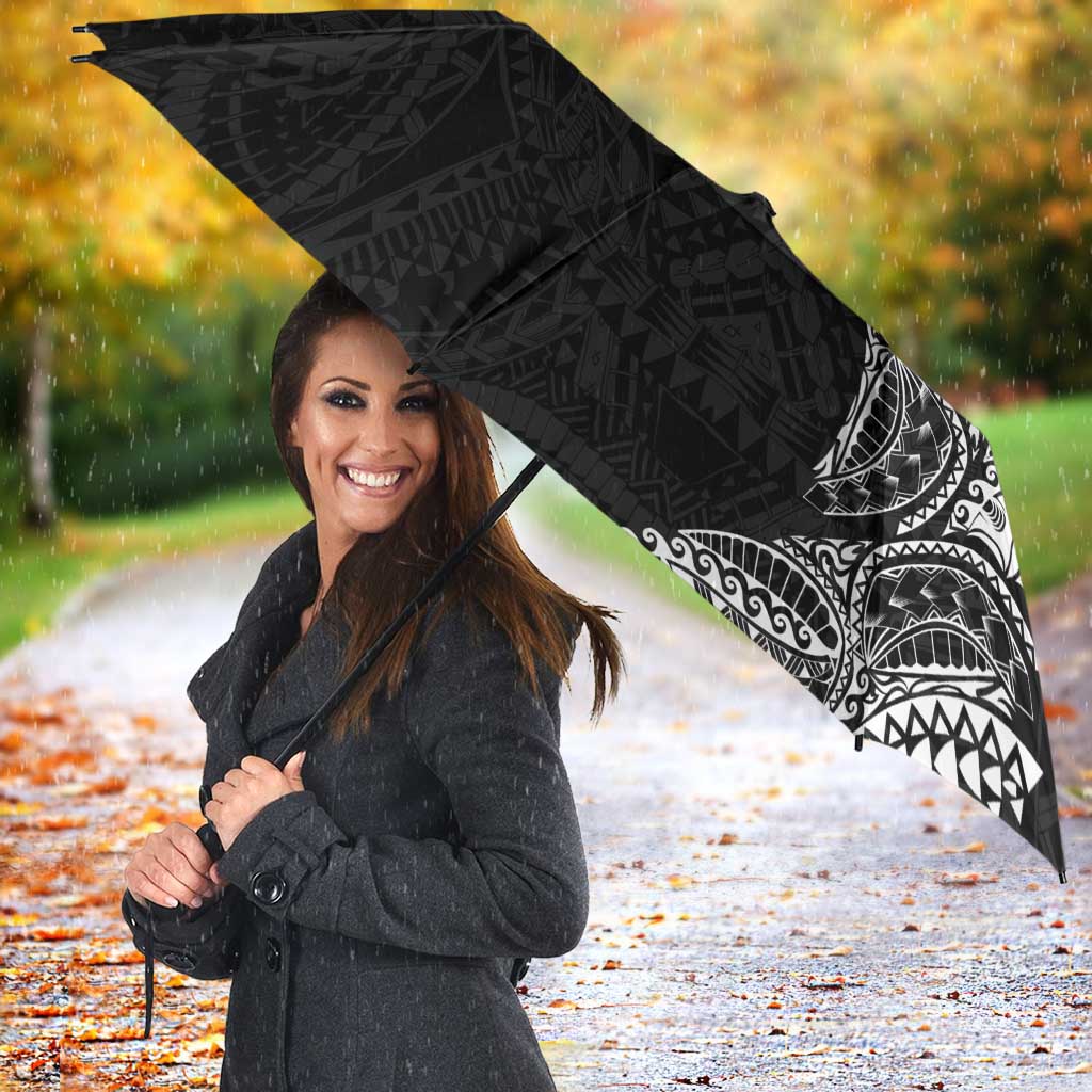 Traditional Polynesian Art Tattoos Umbrella Black Color - Polynesian Pride