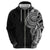 Traditional Polynesian Art Tattoos Zip Hoodie Black Color - Polynesian Pride