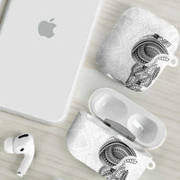 Traditional Polynesian Art Tattoos AirPods Case White Color - Polynesian Pride