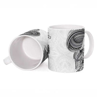 Traditional Polynesian Art Tattoos Ceramic Mug White Color - Polynesian Pride