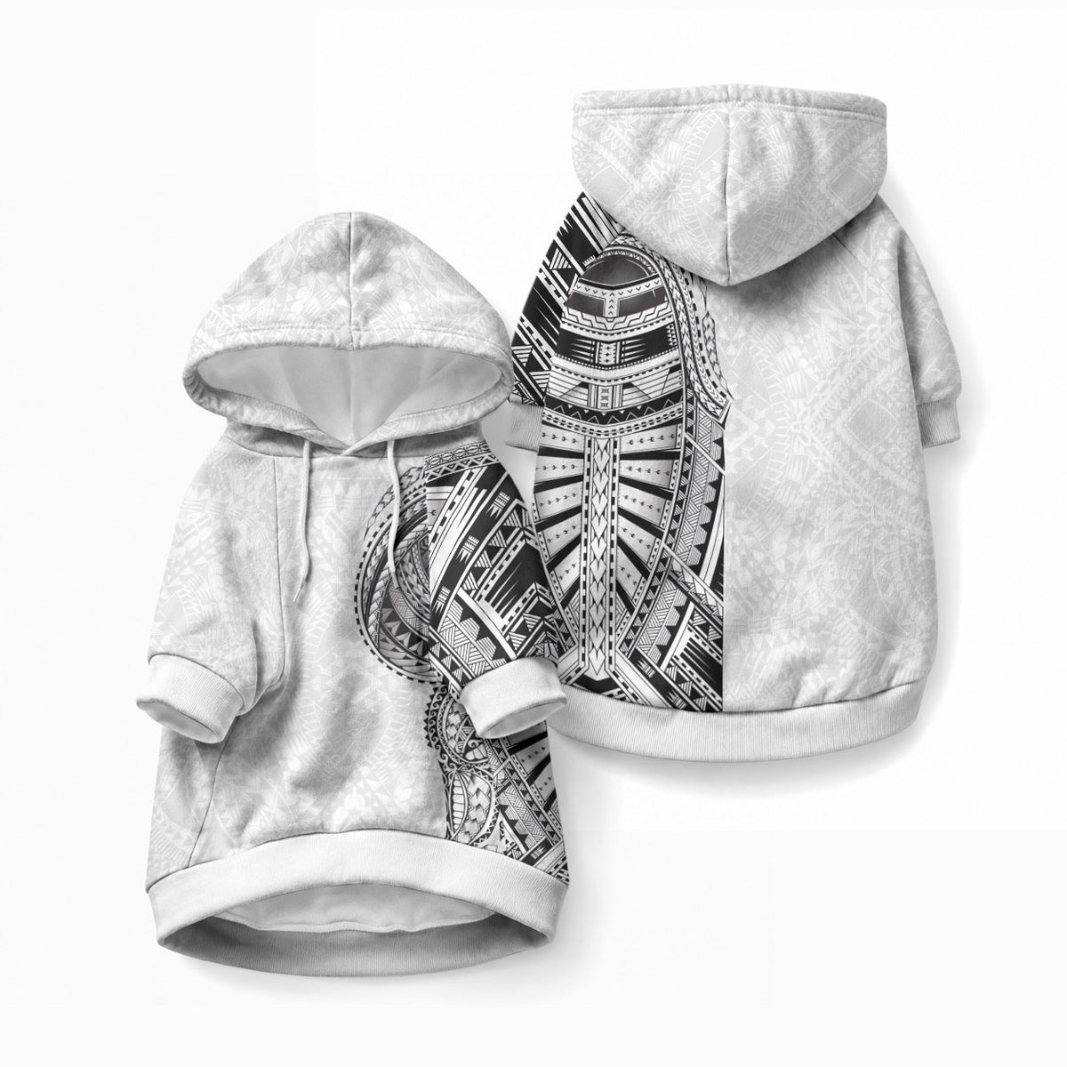 Traditional Polynesian Art Tattoos Pet Hoodie