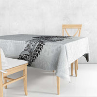 Traditional Polynesian Art Tattoos Tablecloth White Color - Polynesian Pride