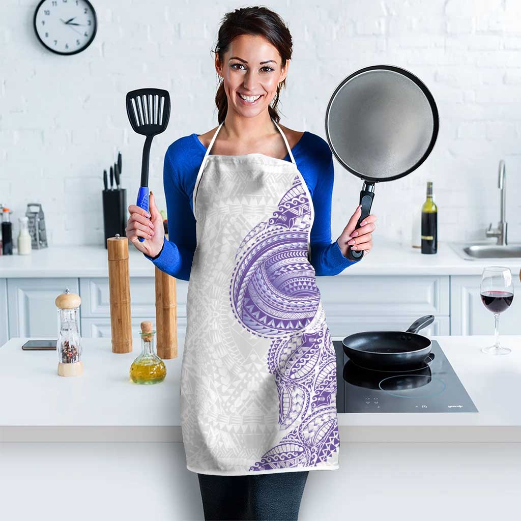 Traditional Polynesian Art Tattoos Apron Purple Color - Polynesian Pride