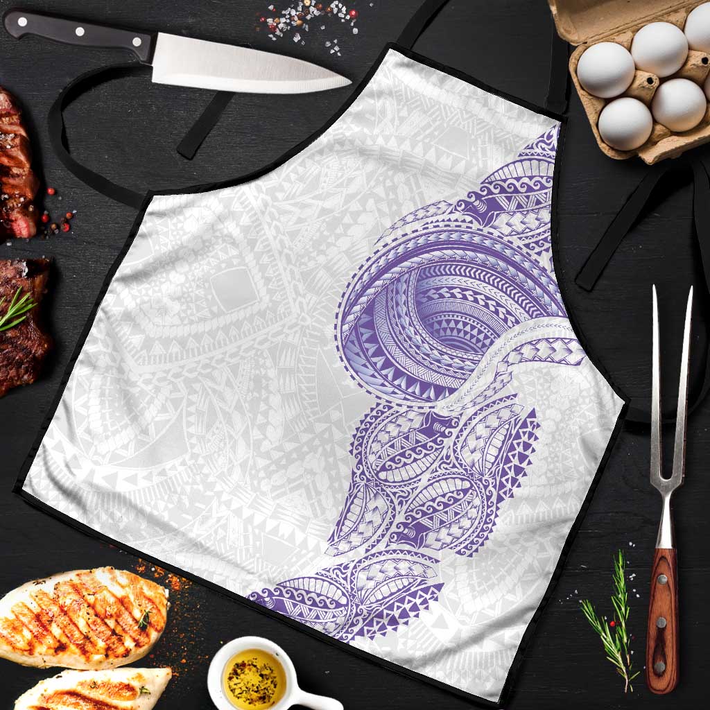 Traditional Polynesian Art Tattoos Apron Purple Color - Polynesian Pride