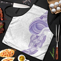 Traditional Polynesian Art Tattoos Apron Purple Color - Polynesian Pride
