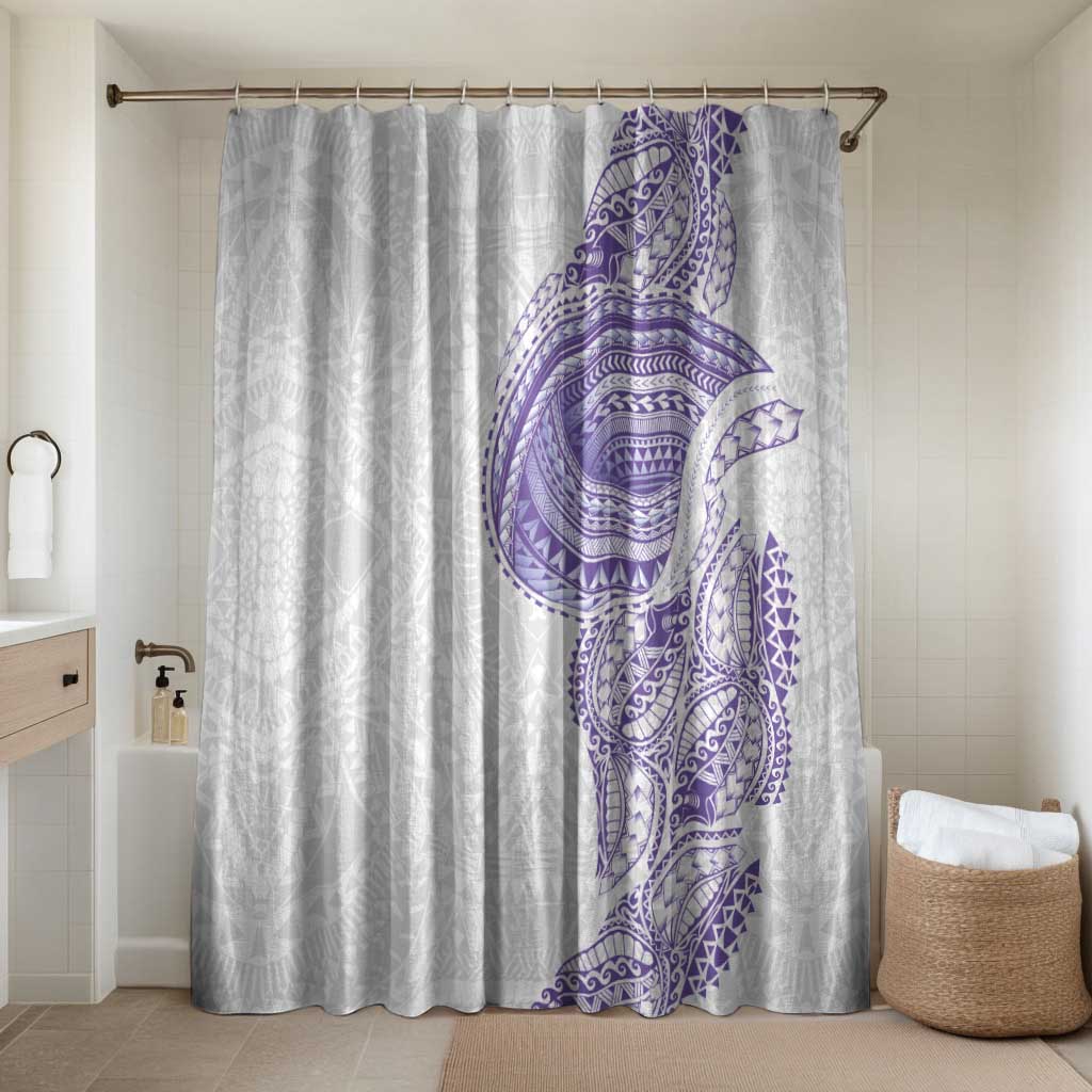 Traditional Polynesian Art Tattoos Bathroom Set Purple Color - Polynesian Pride