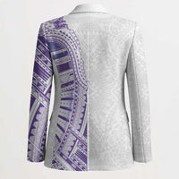 Traditional Polynesian Art Tattoos Blazer Purple Color - Polynesian Pride