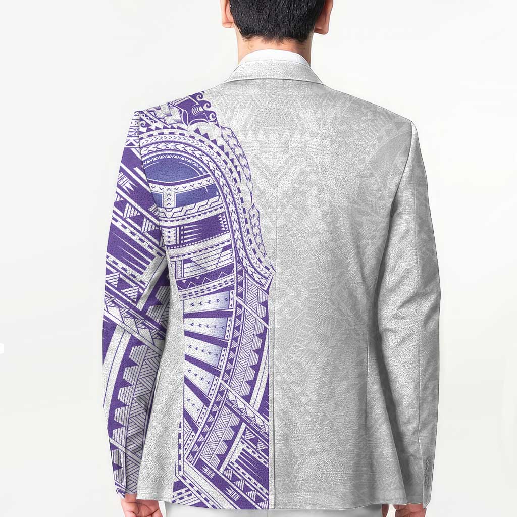 Traditional Polynesian Art Tattoos Blazer Purple Color - Polynesian Pride